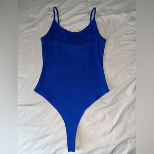 Forever 21 Blue Tank Bodysuit